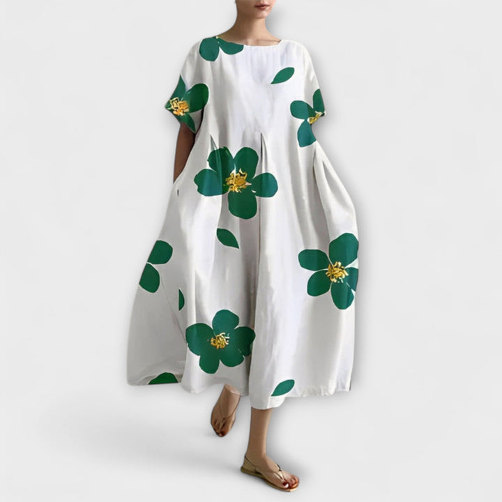 Daisy - Vintage-Inspired Loose Maxi Dress with Big Swing Design