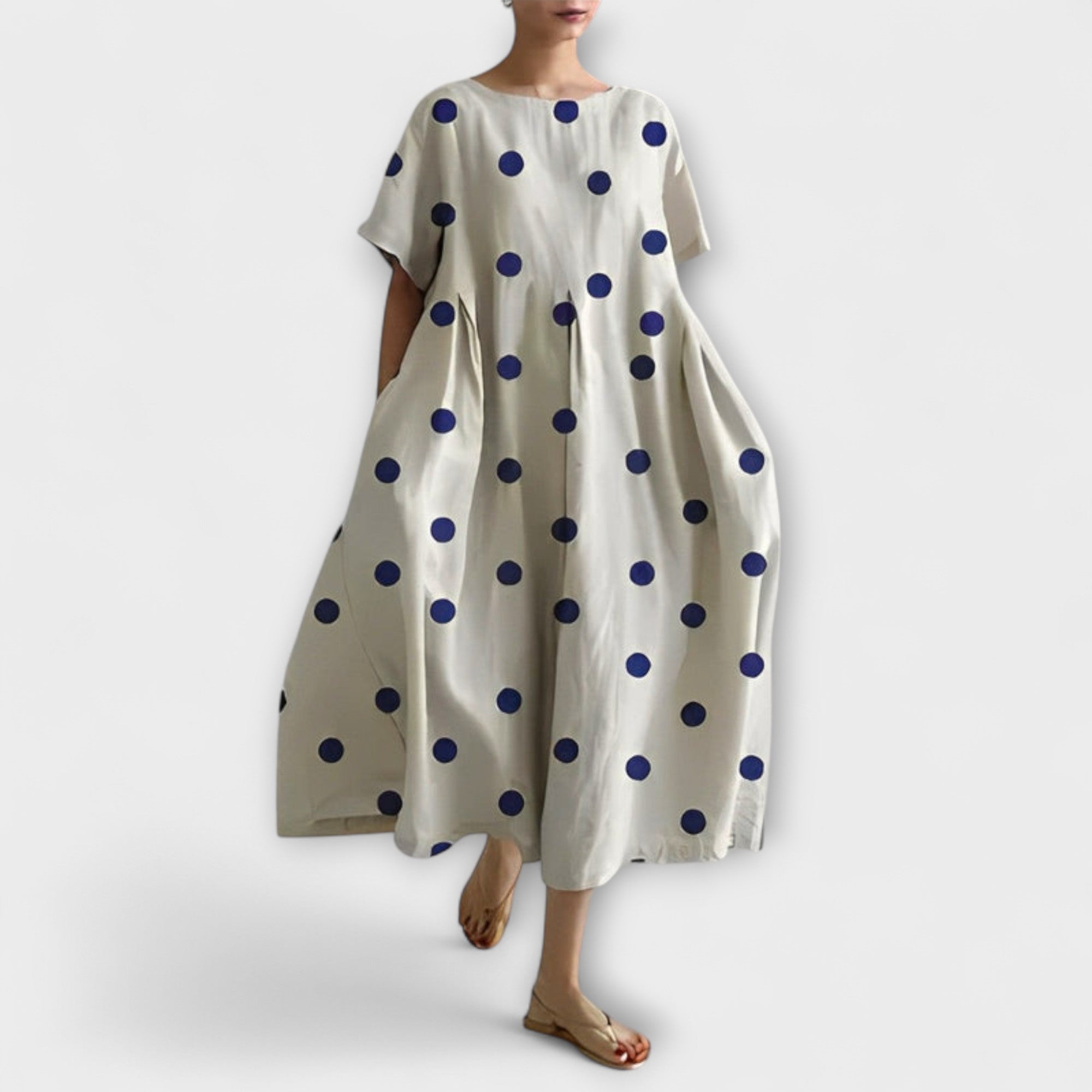 White Polka / 4XL