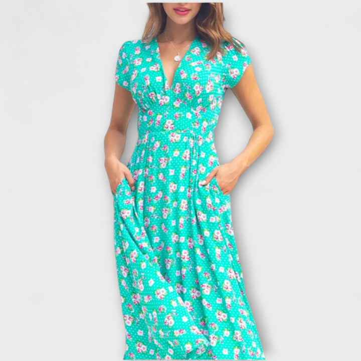 Fienna - Midi Dress with Button Placket