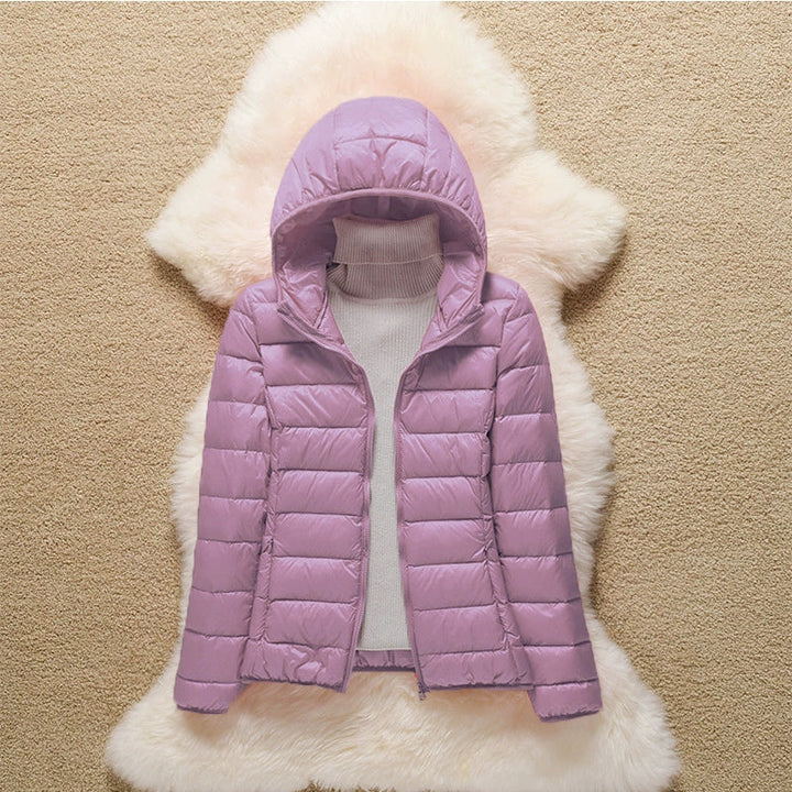 Mira – mid-season jacket, lavender
