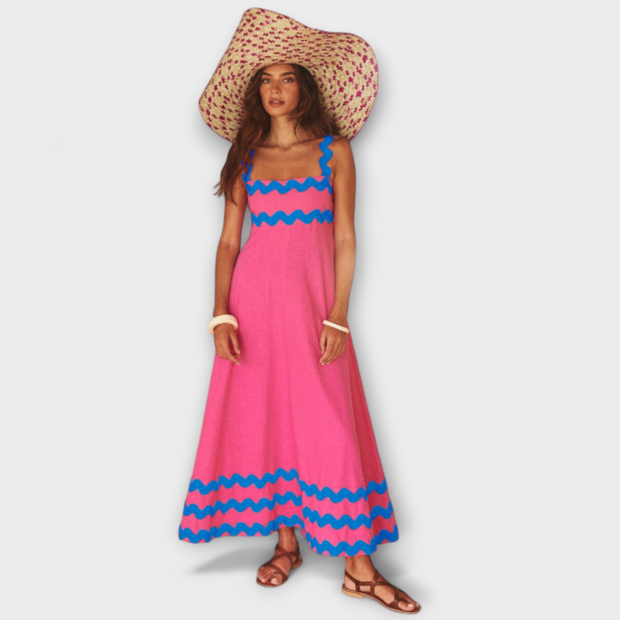 Pink Wrinkle Blue / 2XL