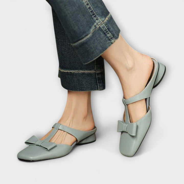 Solenza - Lina Square Toe Slippers