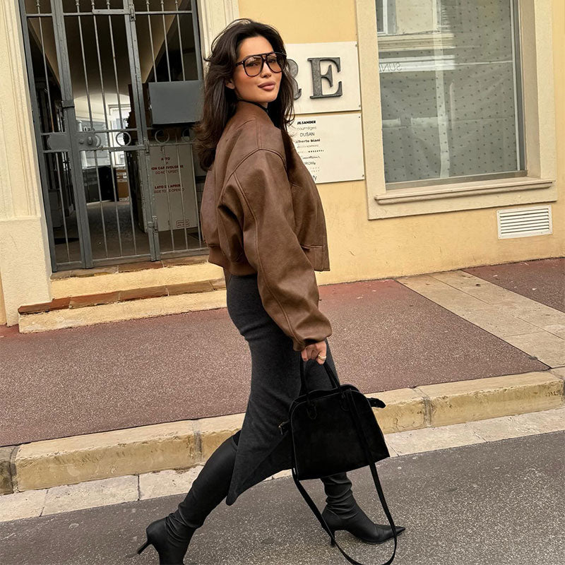 Vienna - Elegant Leather Jacket