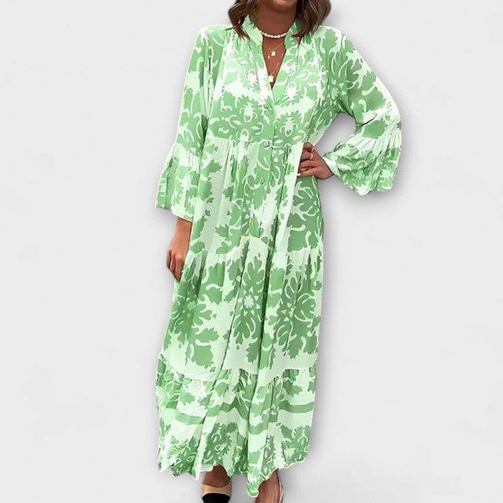 Avielle - Stylish Boho Maxi Dress with Trendy Prints