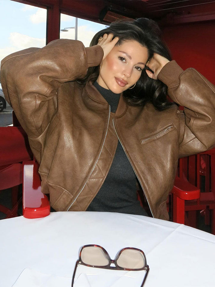 Vienna - Elegant Leather Jacket
