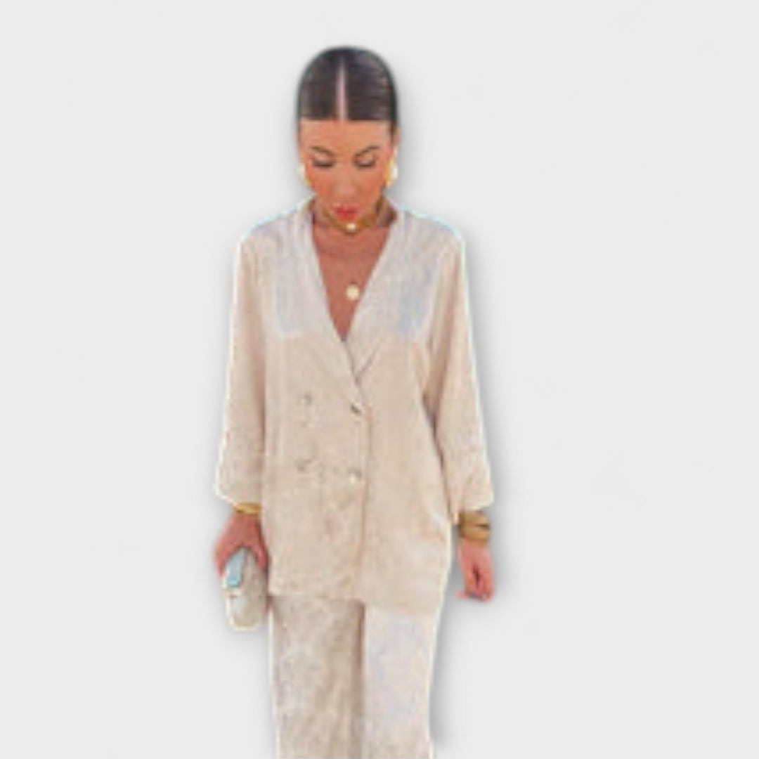 Cristina - Chic Blazer Suit Set