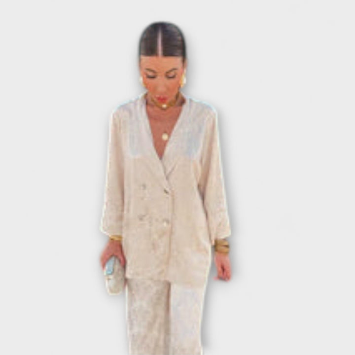 Cristina - Chic Blazer Suit Set