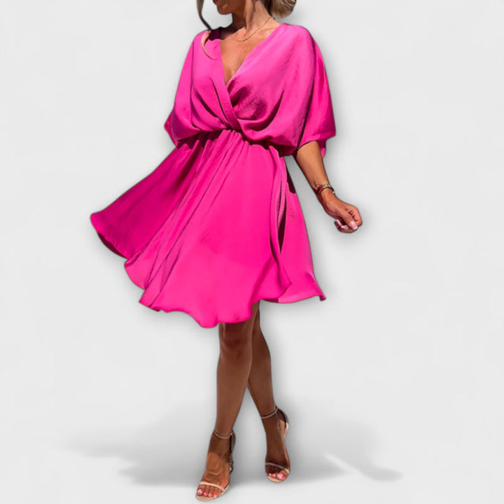 Lennon - Stylish High-Waisted Mini Dress