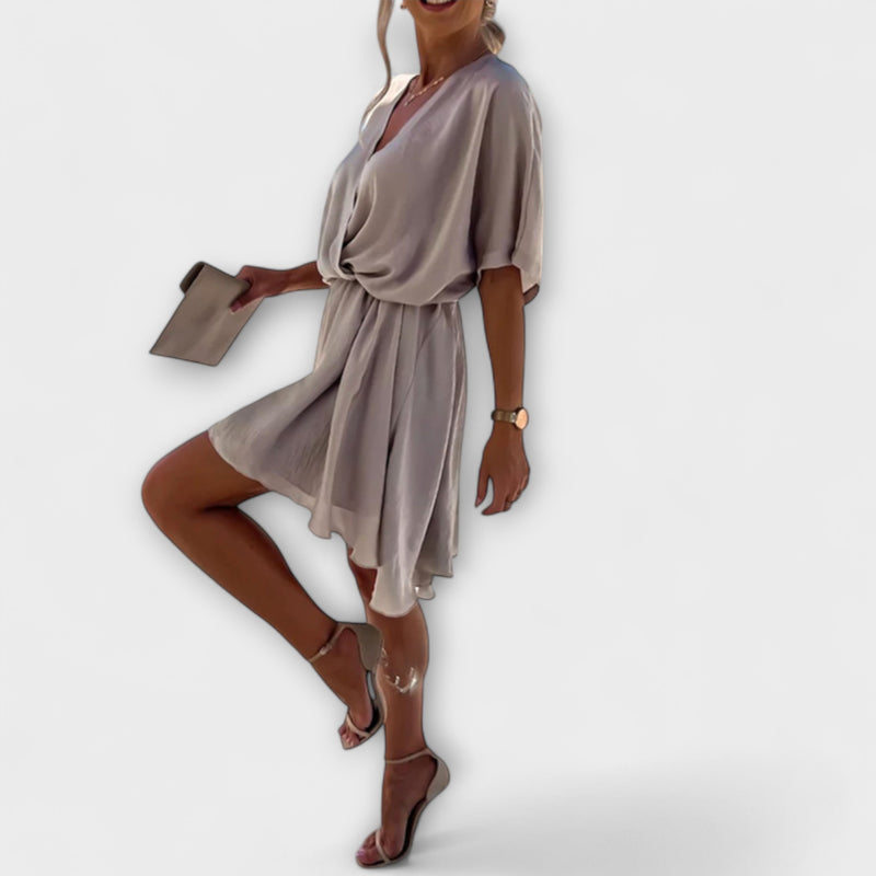 Lennon - Stylish High-Waisted Mini Dress
