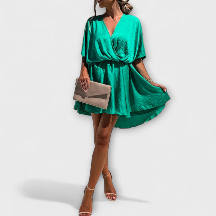 Lennon - Stylish High-Waisted Mini Dress