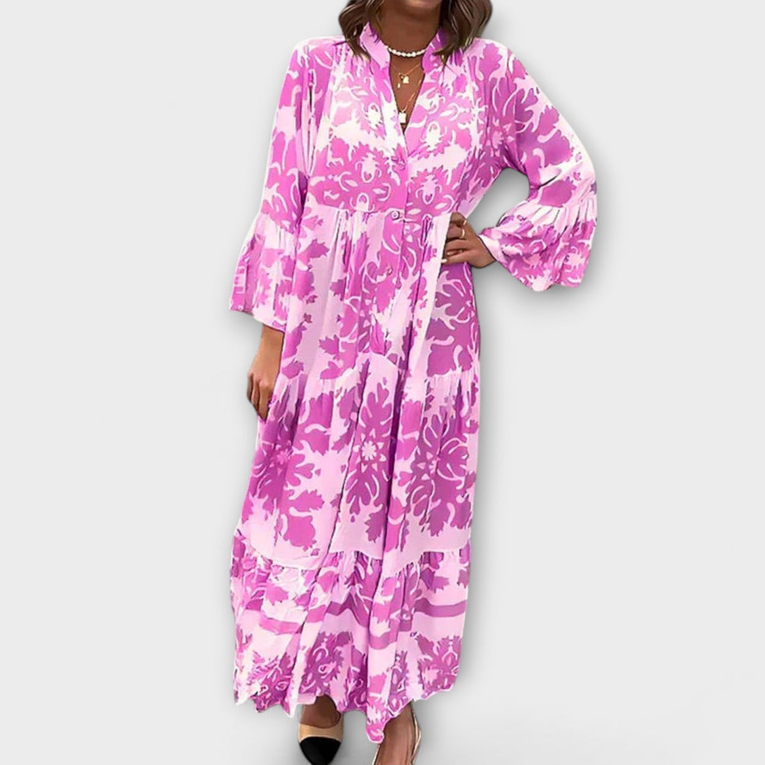 Avielle - Stylish Boho Maxi Dress with Trendy Prints