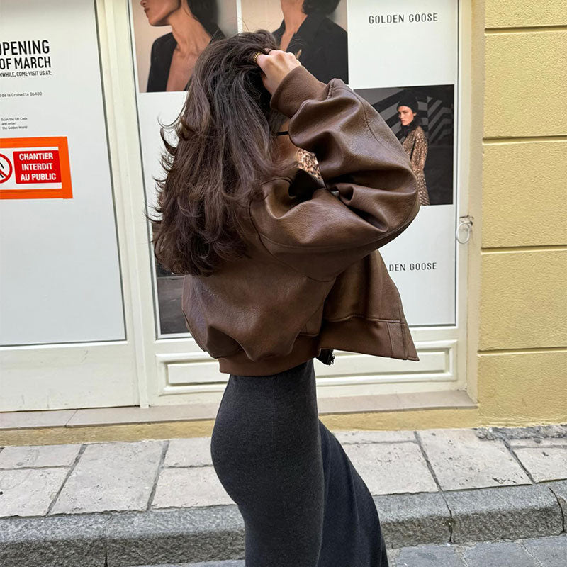 Vienna - Elegant Leather Jacket