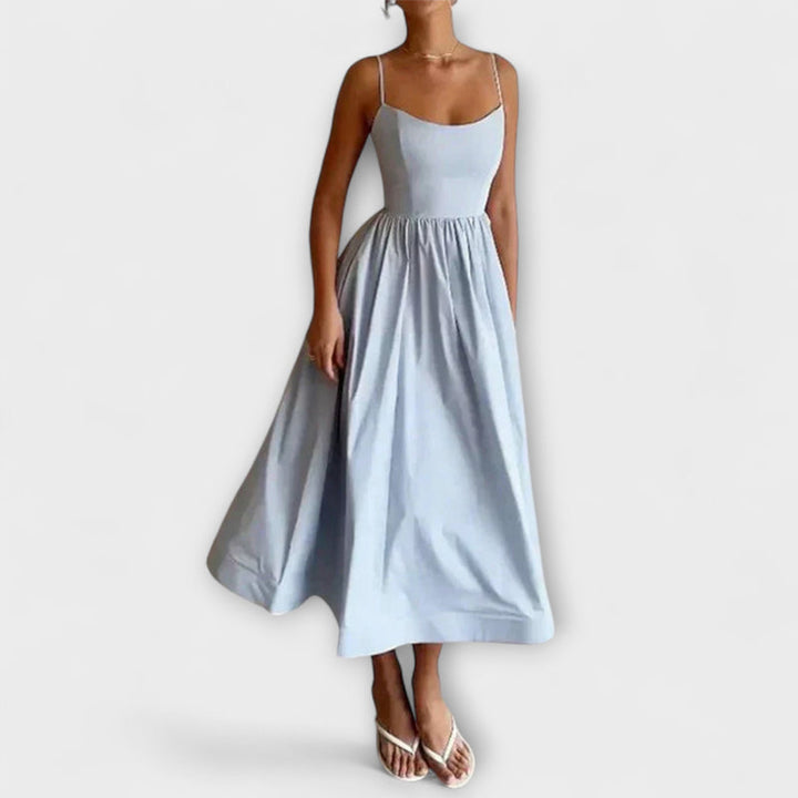 Delaney - Elegant Waist-Defined Flare Dress