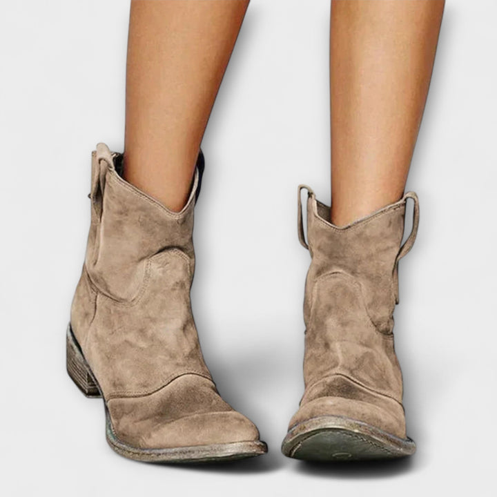 Camellia - Chic Western Boots
