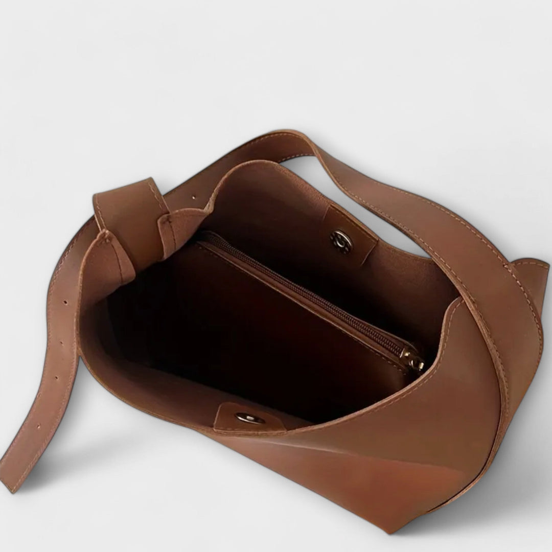Lora. – Elegant Leather Shoulder Bag