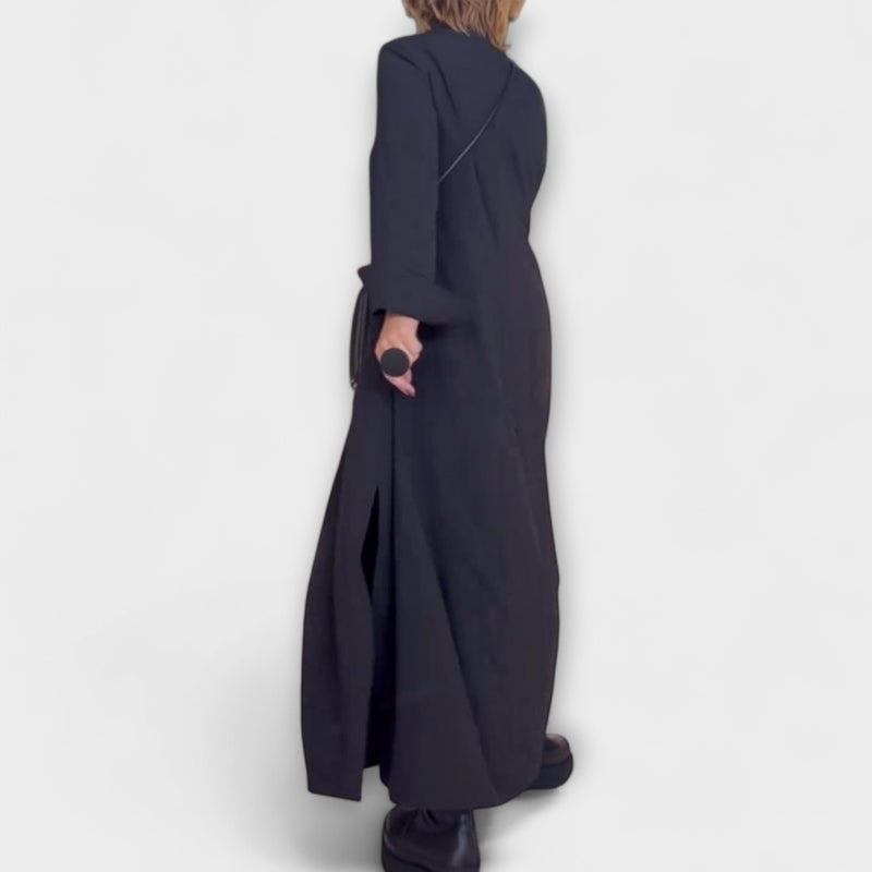 Evie - Vintage-Inspired Relaxed Fit Maxi Dress
