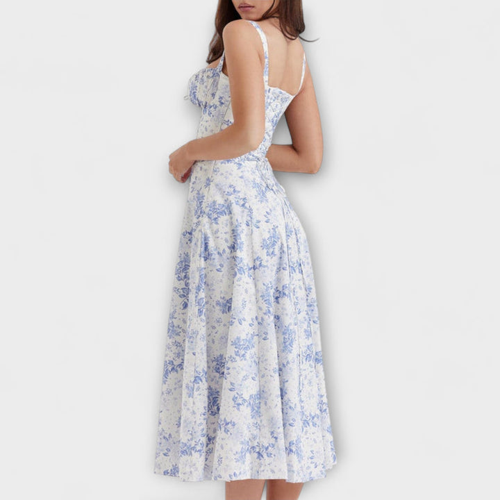 Oakley - Chic French-Inspired Belted Strap Dress