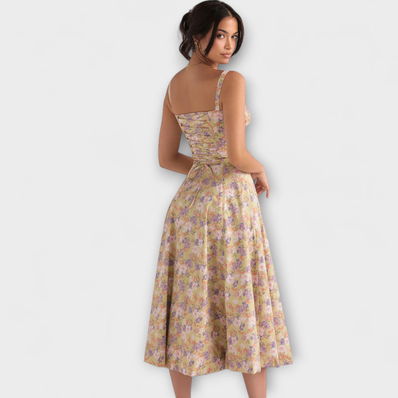 Oakley - Chic French-Inspired Belted Strap Dress