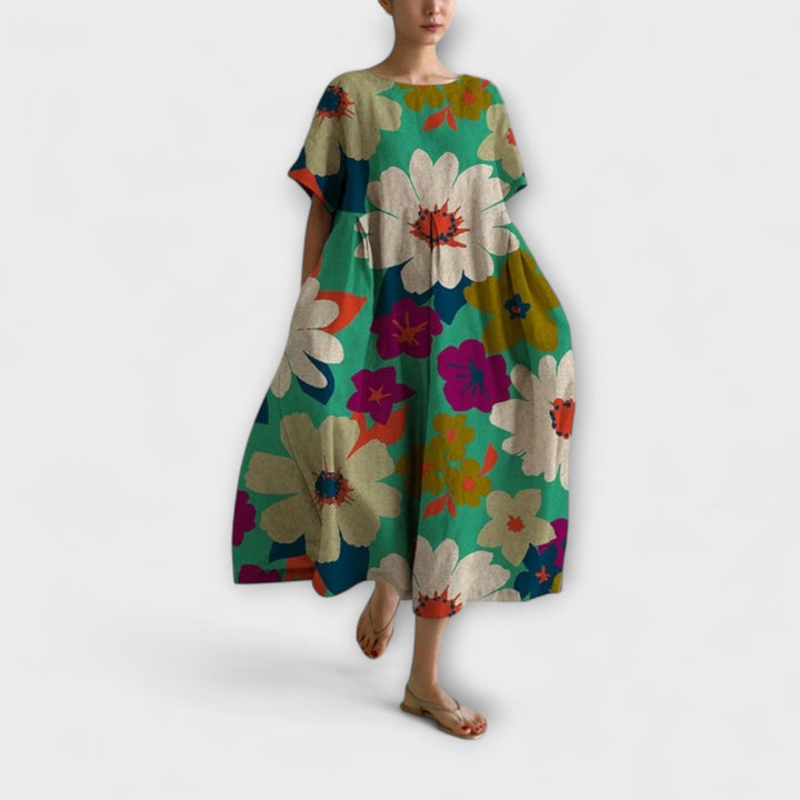 Karin - Joyful Floral Dress