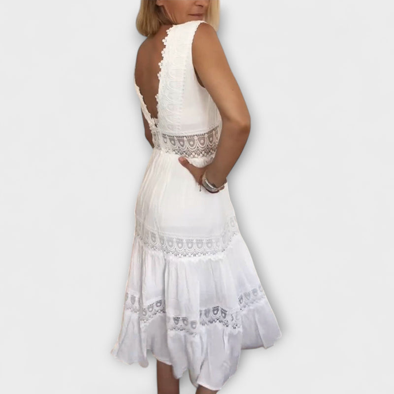 Jolene - Elegant & Breezy Bohemian Robe Dress