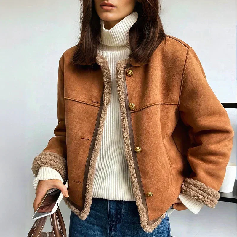 Poppy - Comfortable Sheepskin Jacket