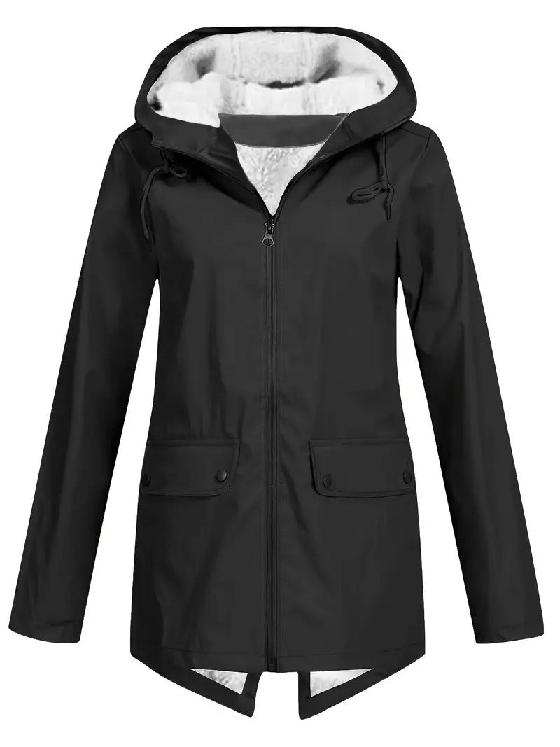 Zara - Zip-Up Hooded Jacket