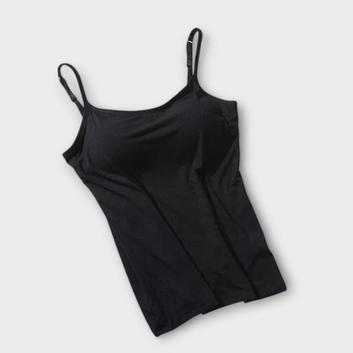 Erica - Comfortable Padded Tank Top Featuring a Built-In Bra