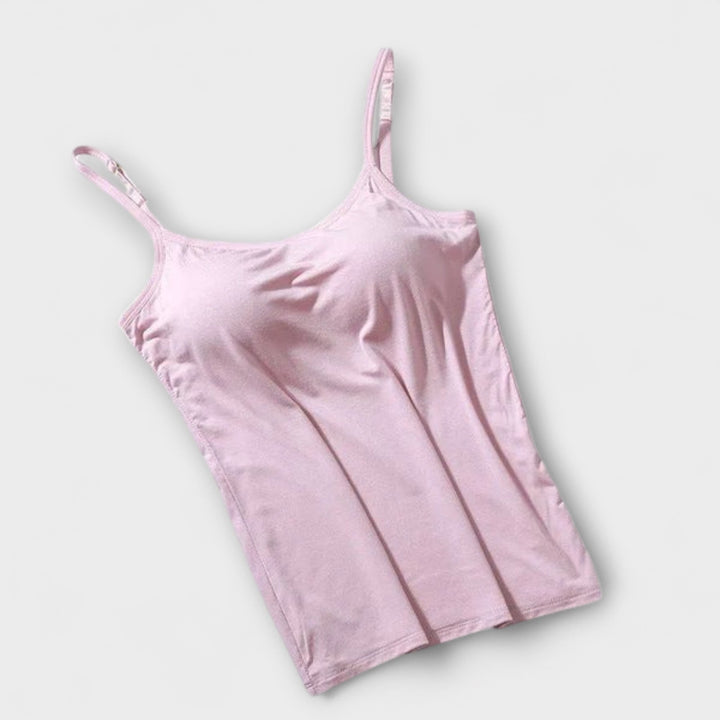 Erica - Comfortable Padded Tank Top Featuring a Built-In Bra