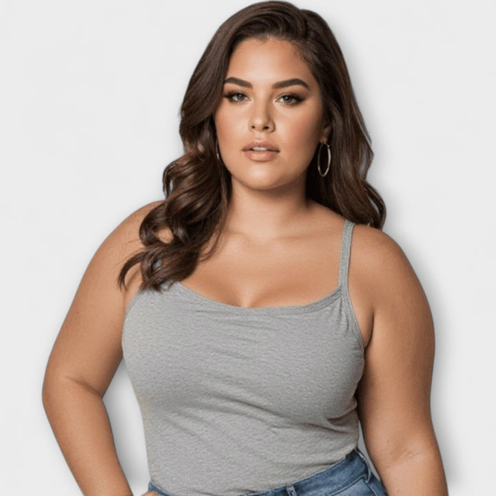 Erica - Comfortable Padded Tank Top Featuring a Built-In Bra