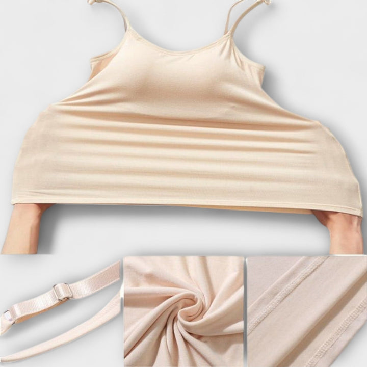 Erica - Comfortable Padded Tank Top Featuring a Built-In Bra
