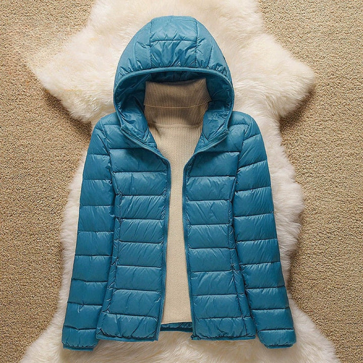 Mira – Spring Coat in Ocean Blue