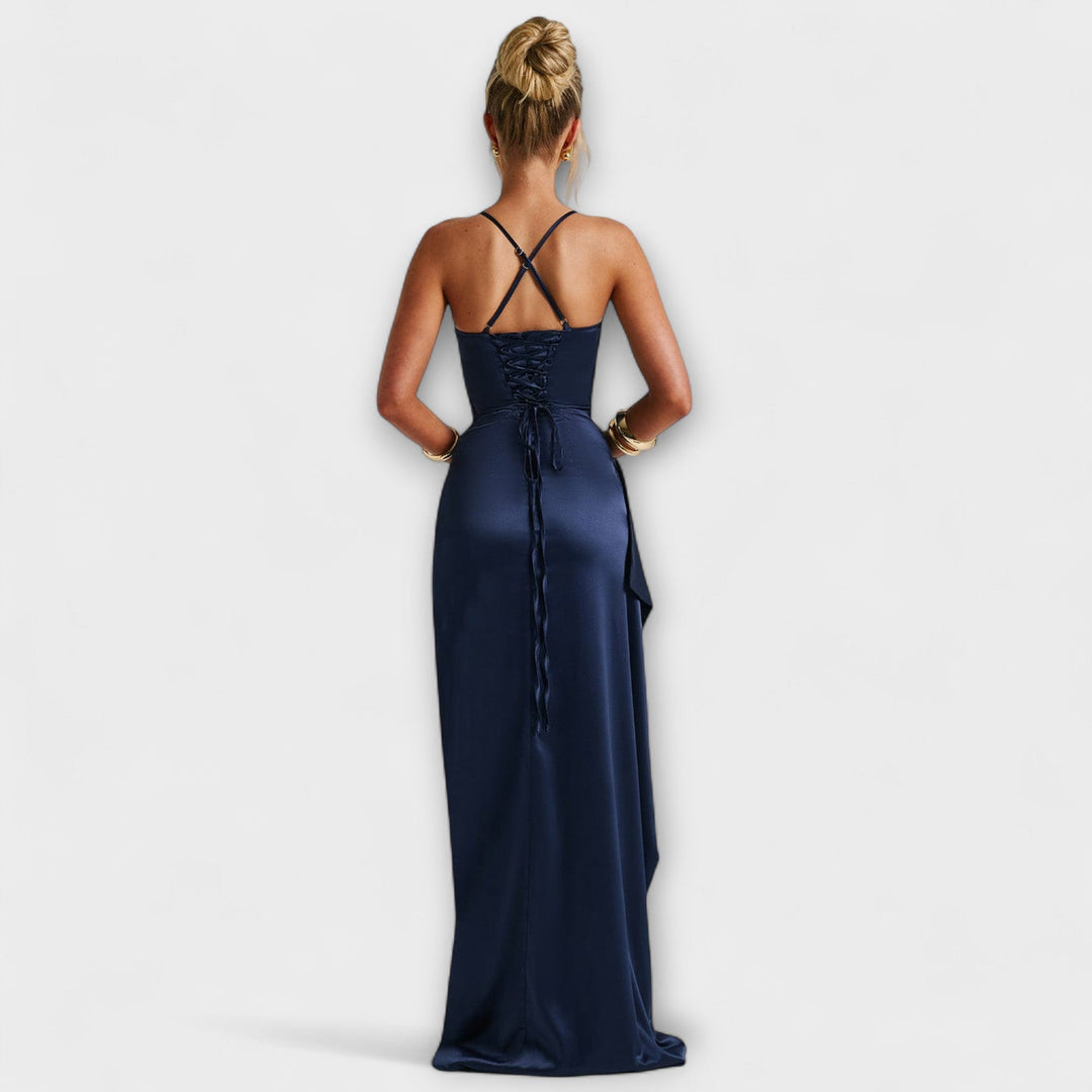 Krissi - Marine Blue Maxi Dress