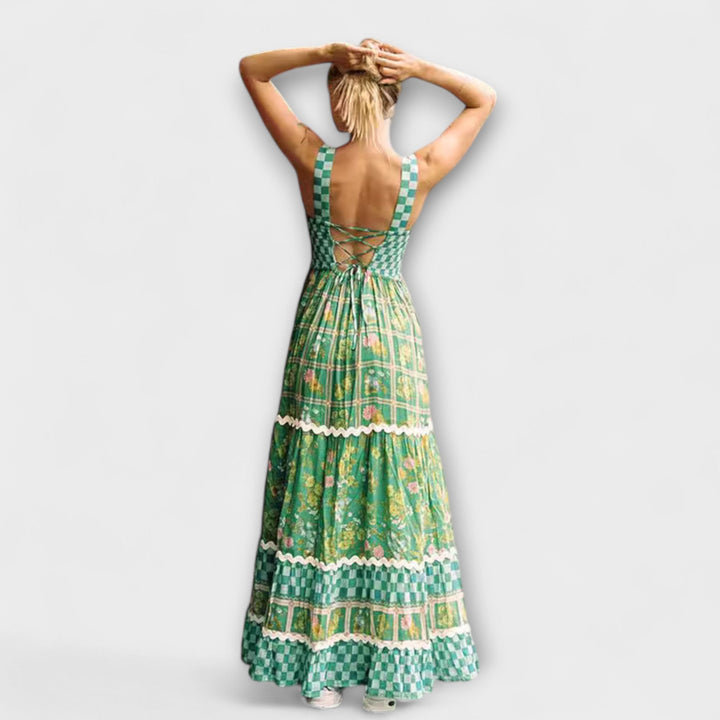 Basil - Boho Maxi Dress in Sunshine Dreams