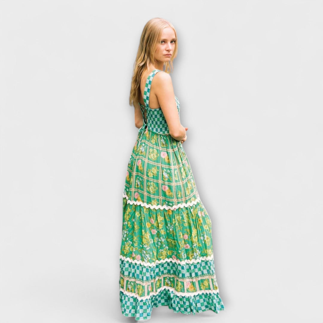 Basil - Boho Maxi Dress in Sunshine Dreams