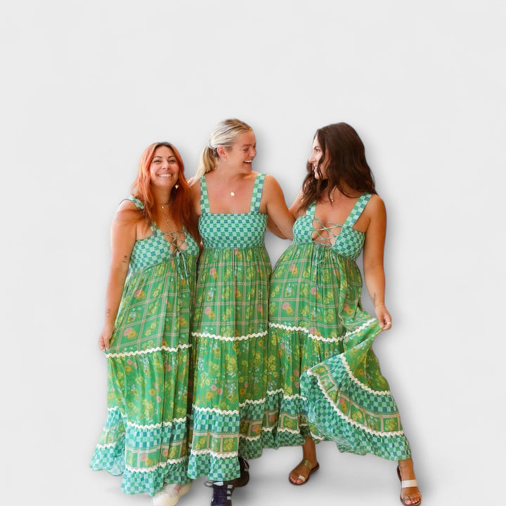 Basil - Boho Maxi Dress in Sunshine Dreams