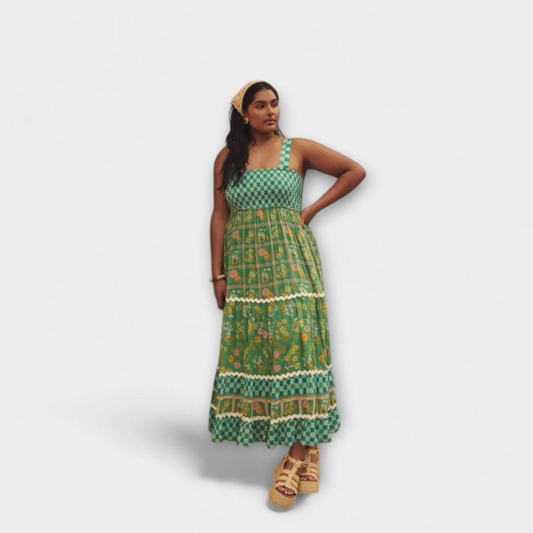 Basil - Boho Maxi Dress in Sunshine Dreams
