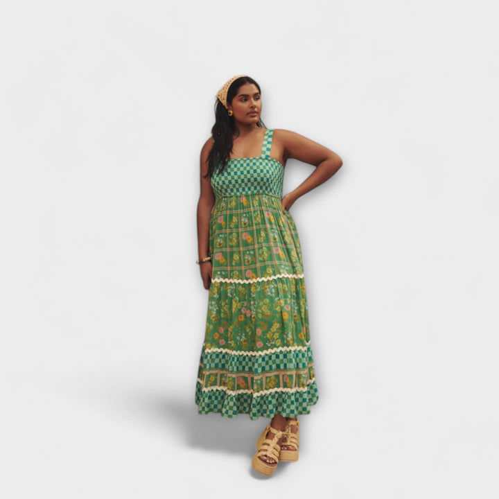 Basil - Boho Maxi Dress in Sunshine Dreams