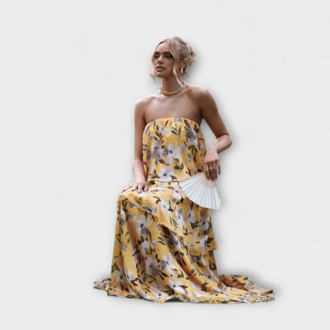 Imara - Easygoing Summer Strapless Dress