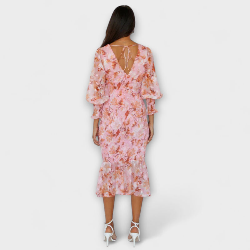 Amara - Elegant Floral Dress