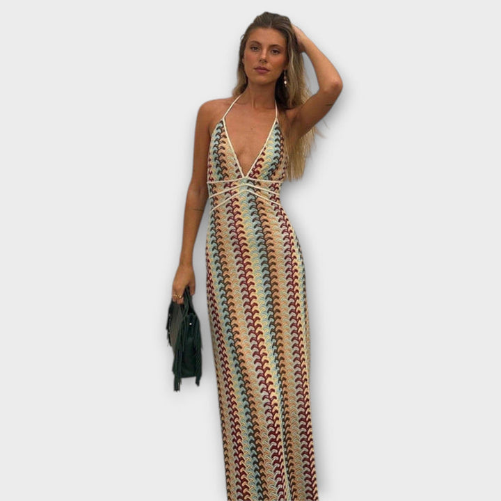 Charlotte - Bohemian Crochet Beach Cover-Up Dress