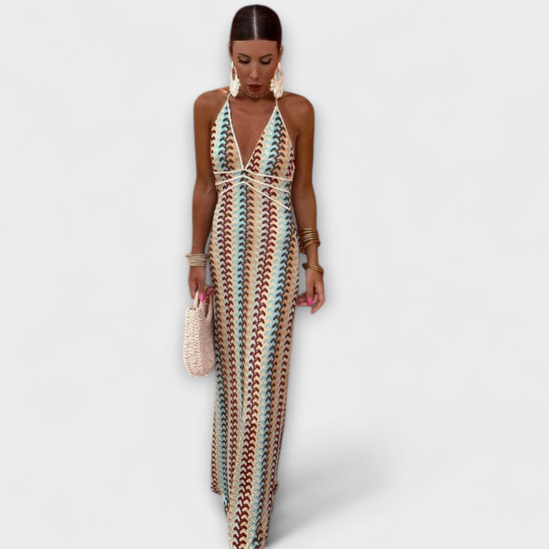 Charlotte - Bohemian Crochet Beach Cover-Up Dress
