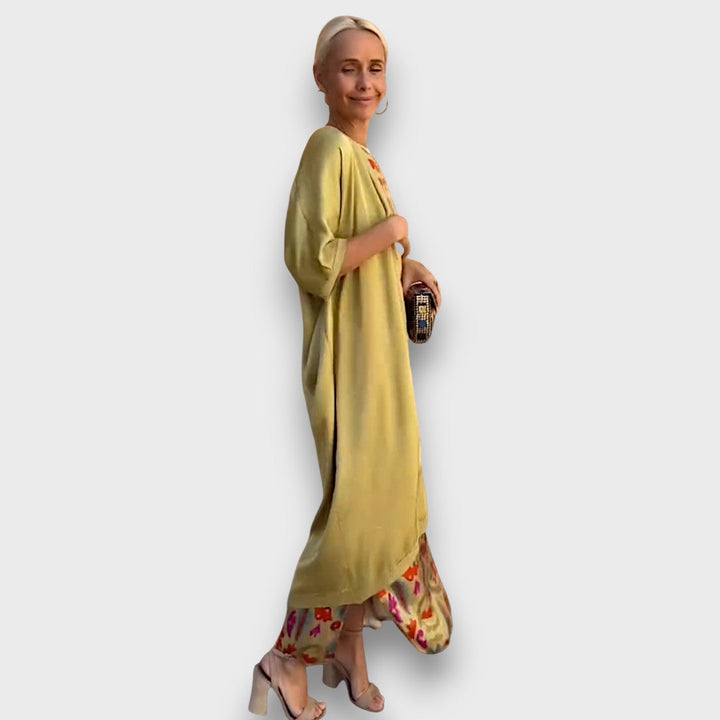Elveria – Maxi Dress with Matching Cardigan