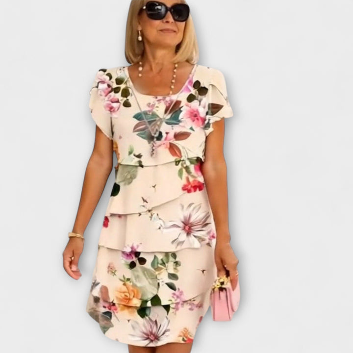Lyra - Elegant Floral Grace Dress