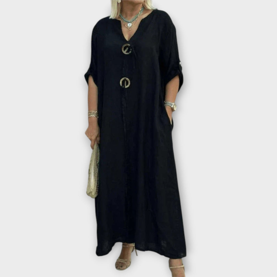 Bess - Chic Relaxed Fit Tunic Dress