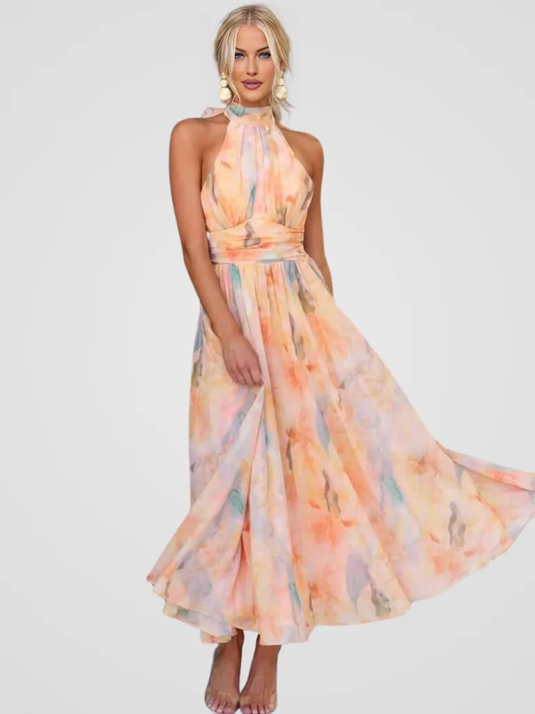 Romy - Peach Dress